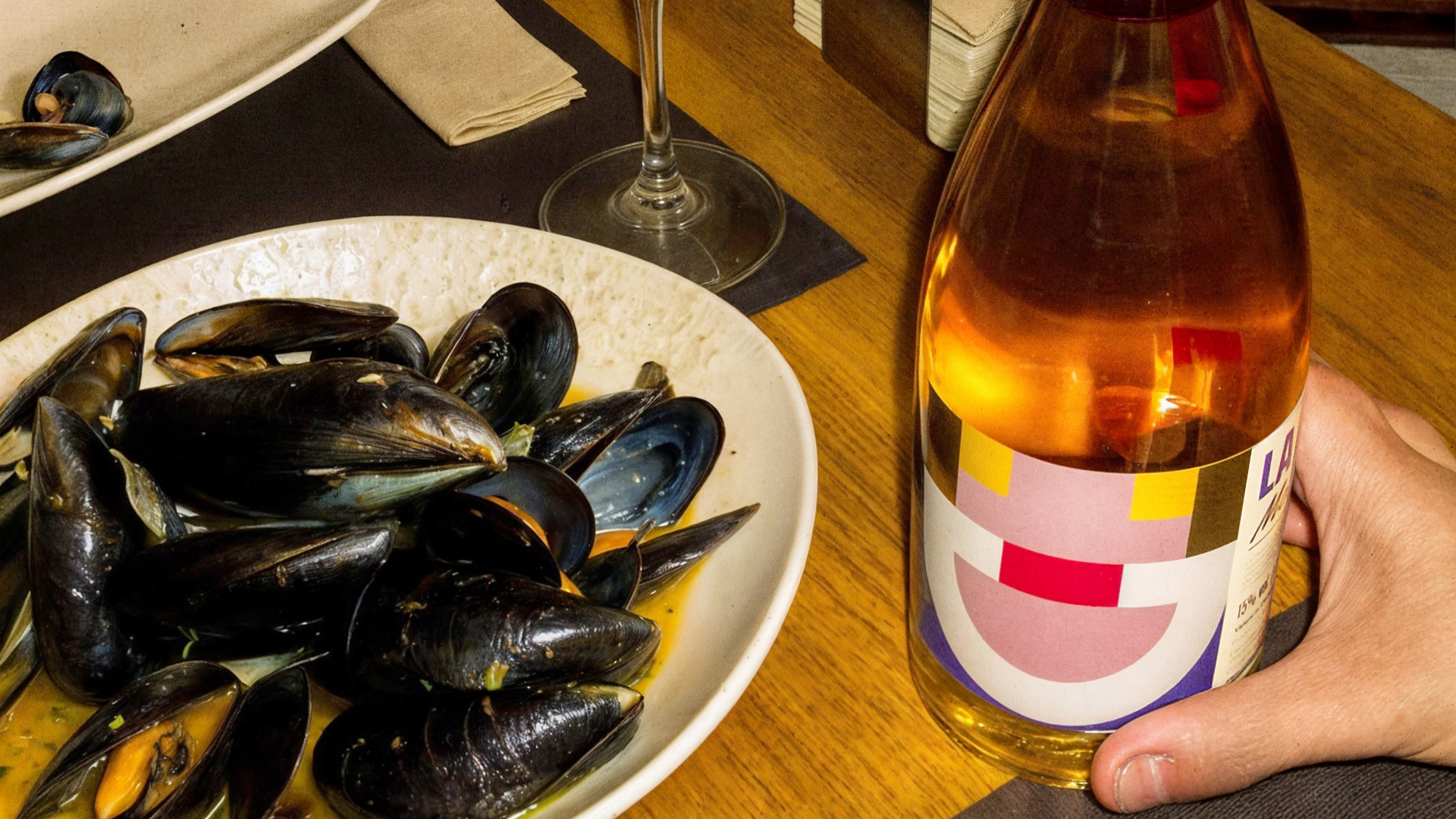 Bottle trio for Valencia Wines.